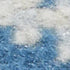 2' X 4' Blue Damask Power Loom Area Rug